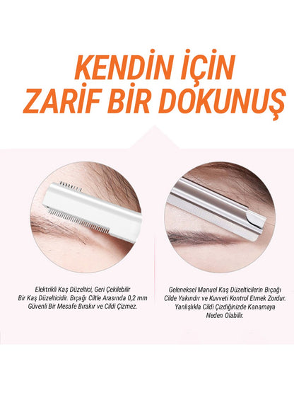 Florrin Şarjlı Elektrikli Kaş Düzeltici